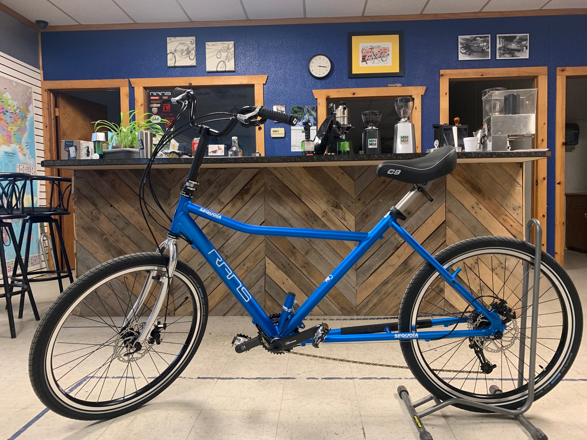 FROST BLUE SEQUOIA - COMPLETE BIKE