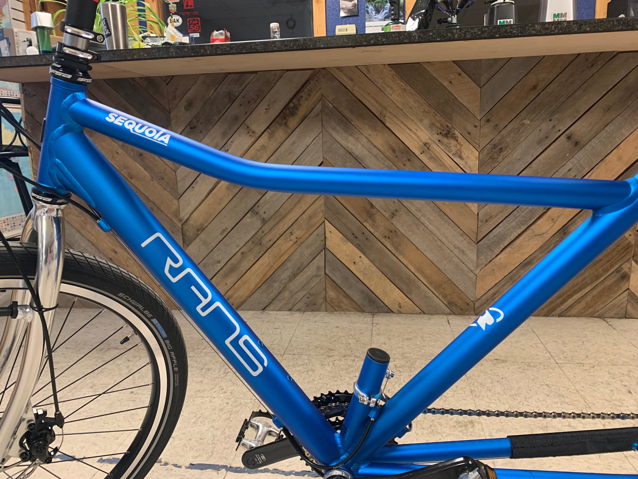 FROST BLUE SEQUOIA - COMPLETE BIKE